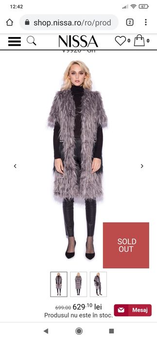Vesta blana Nissa 38