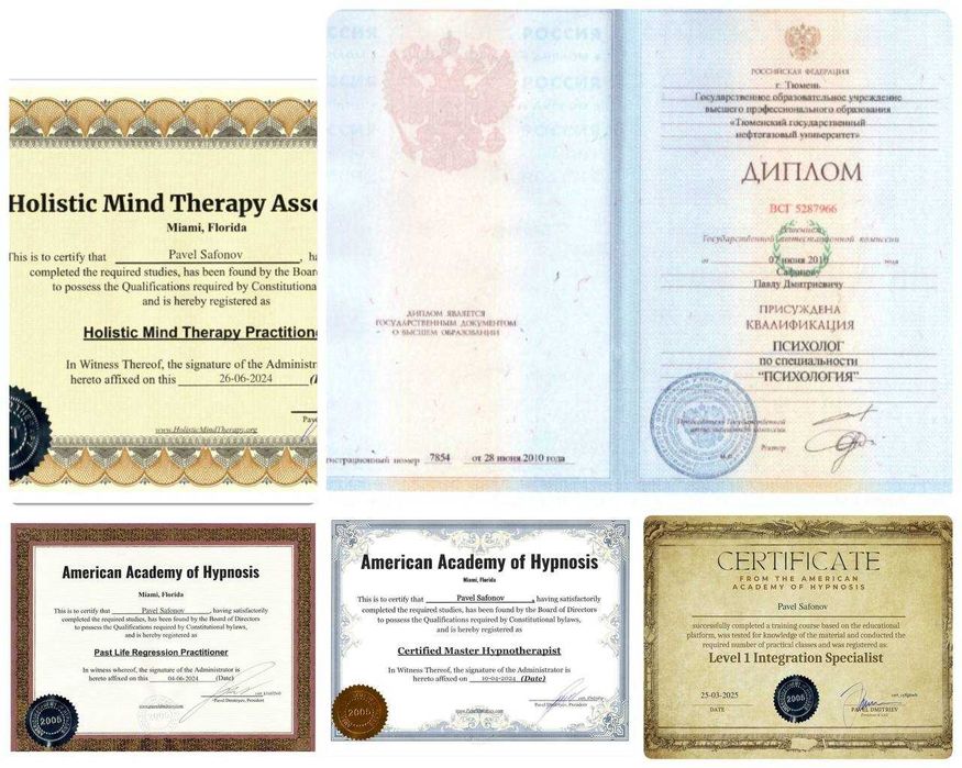 Психолог Гипнотерапевт