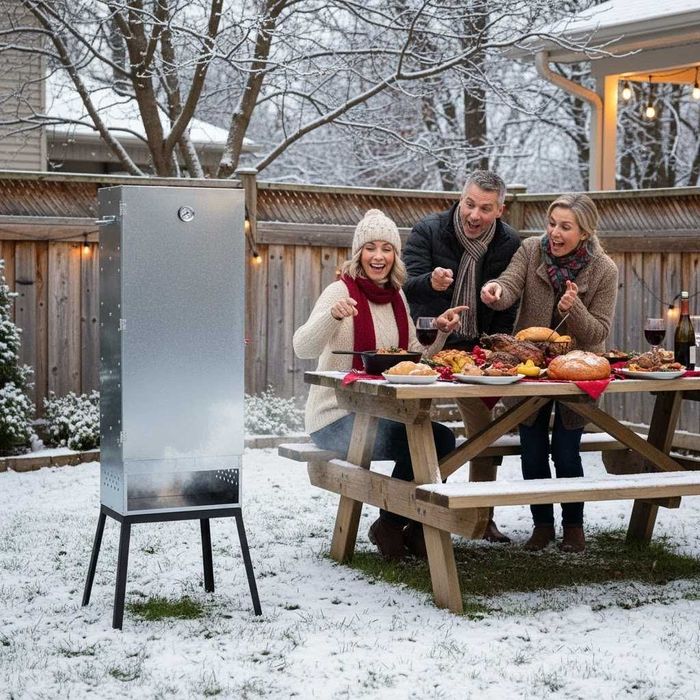 Afumatoare Carnat Carne Branza Peste Alimente Clisa 110x29x47cm AG