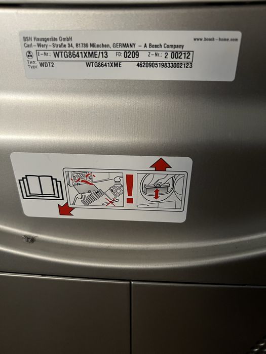 Сушилтная машина Bosch