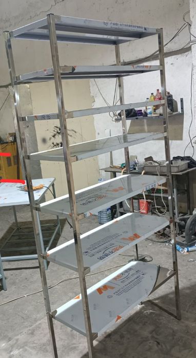 Стеллаж из нержавейки STELLAJ stelaj nerjavika stilaj stelaj