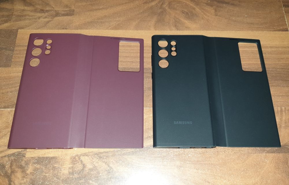 Husa flip activa originala Samsung Smart Clear View Cover S22 Ultra 5G