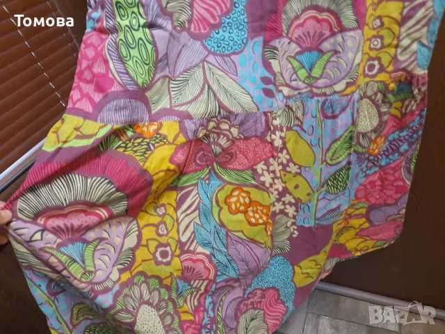 Цветна дълга дамска рокля   M-L