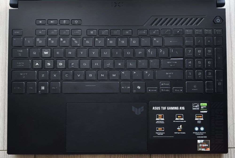 Laptop Gaming Asus FA607NUG 16" FHD Ryzen 7 7445HS/16GB/SSD 512GB/RTX 4050 6GB !
