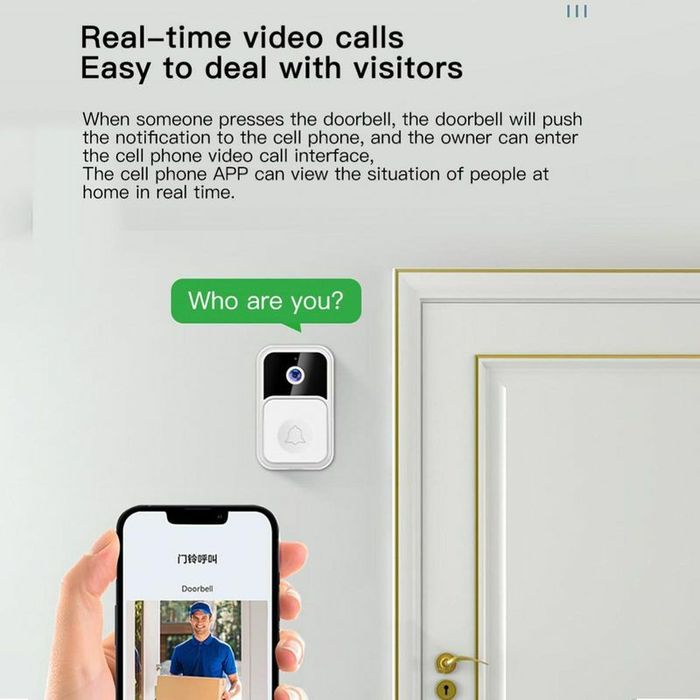 Sonerie interfon wireless inteligentă.