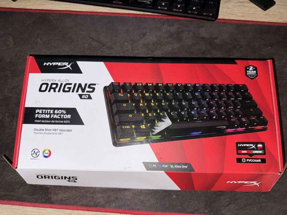 Продам клавиатуру Hyper X Alloy Origins 60