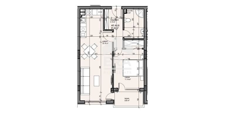 Продава се Двустаен апартамент в Банкя - 68 кв.м за 2155 €/кв.м - Снимка #2