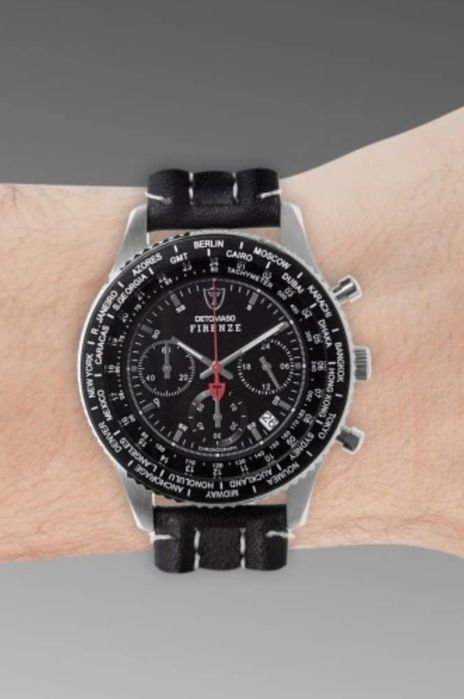 Ceas Detomaso Firenze Negru/Silver