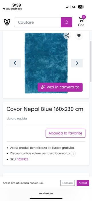 Covor Nepal Blue 160x230 cm