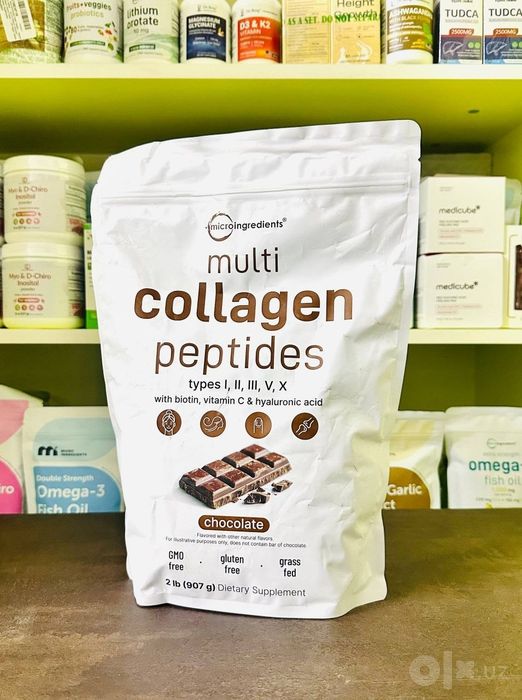 Collagen peptides multi kollagen коллаген пептид kolagen 907gr choco