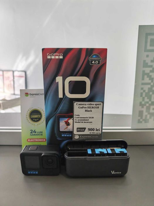 GoPro Hero 10 (Ag44 B7693) - Garantie 2 ani!