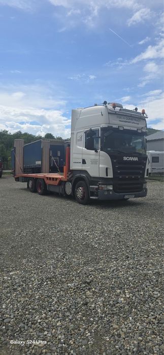 Vand sau schimb platforma Scania 16 t util