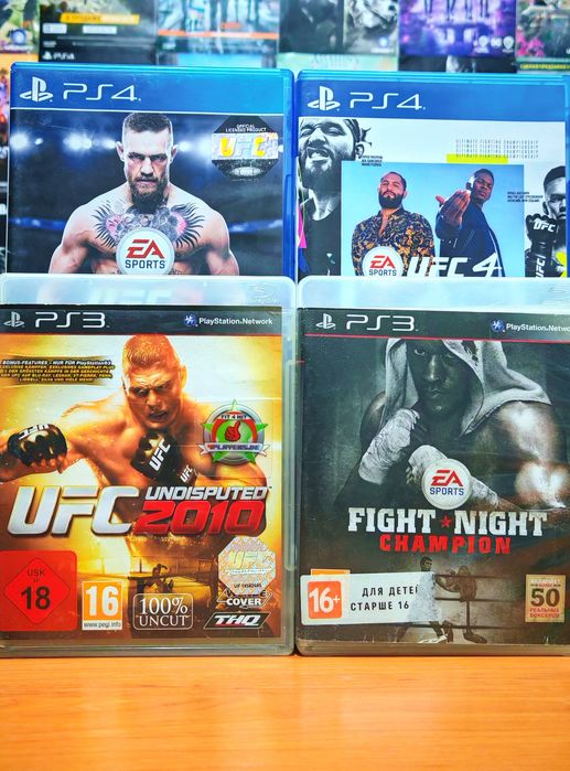 Сборник игр UFC/ЮФС/БОКС PS3/PS4