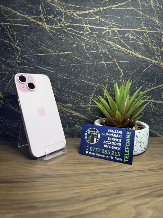 Iphone 15/128Gb/ Garantie 2 Ani Centrul de telefoane/Rate