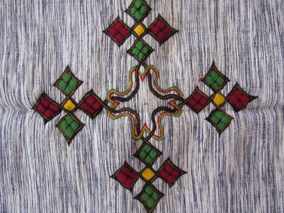 Възглавница от Етиопия, ръчно изработена