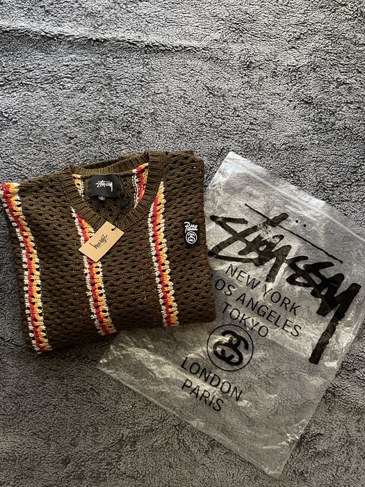 Hanorac tricotat stussy patta