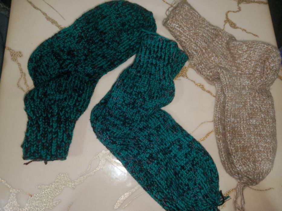 Шерстяные носки .