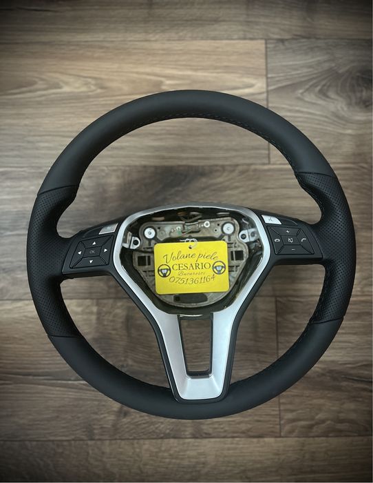 Volan piele Nappa naturală Mercedes C-Class cu padele W204 2007-2015