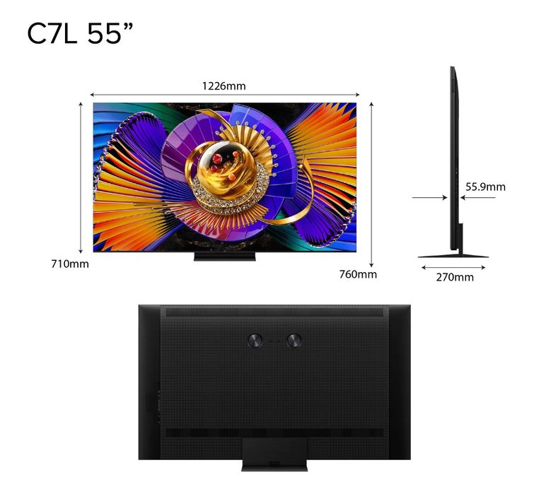 TCL 55C7L 55" SQD Mini LED 4K Google TV