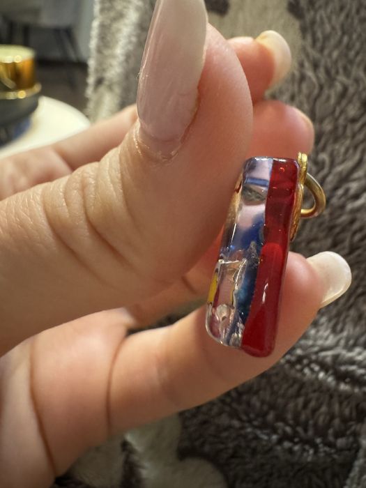 Висулка от мурано стъкло murano glass ръчна изработка