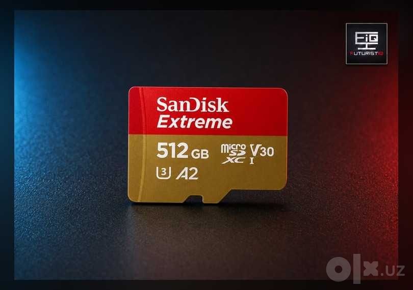 Карта памяти SanDisk Extreme 512 ГБ microSD U3 V30 A2