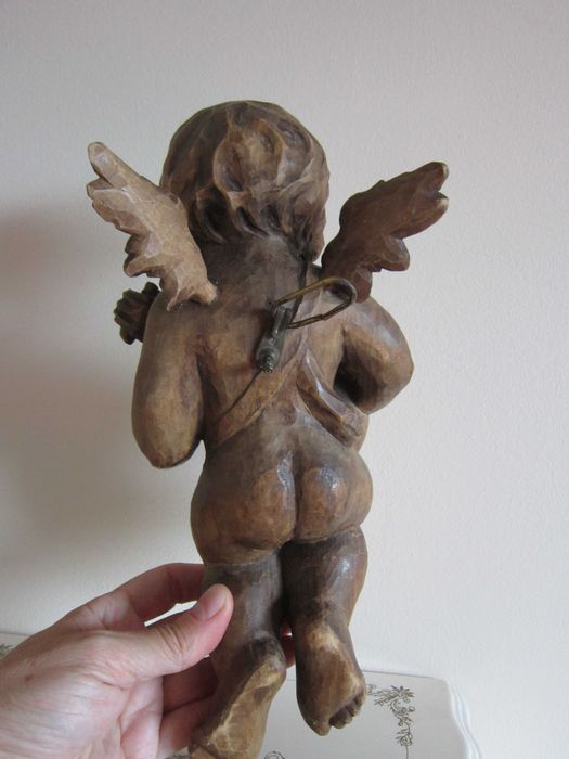 cadou rar Inger antic din lemn colectie Germania anii 1930