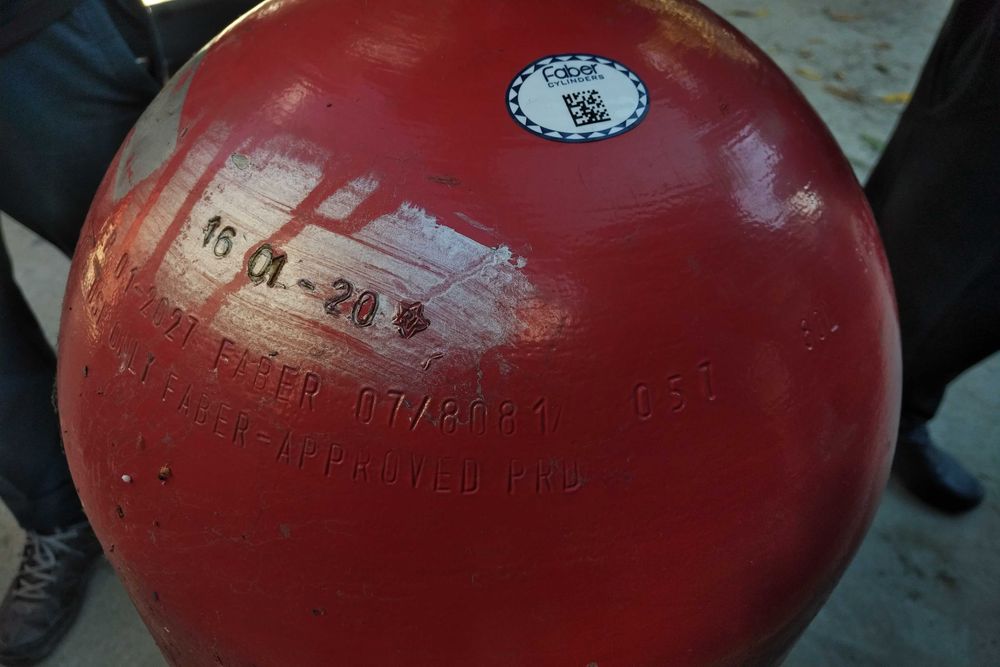 Метанова бутилка Faber