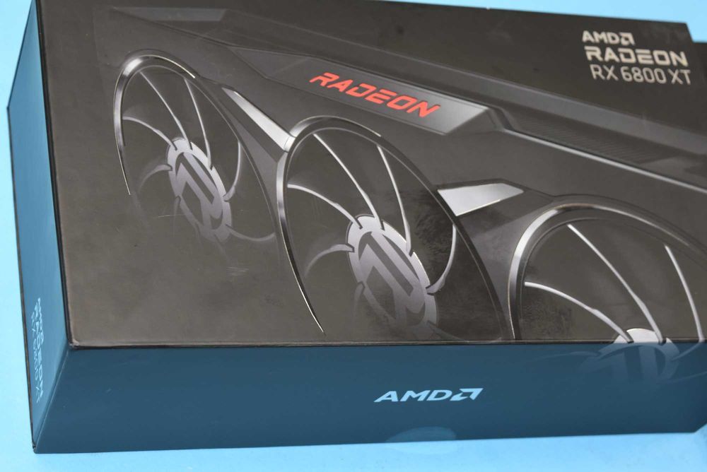 Radeon RX 6800 XT Midnight Black Edition 16 GB в кутия . КАто нова . Видео карта 16 GB .