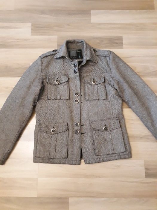 Зимно мъжко Палто вълна ,зимно Мъжко палто полиестер,Зимто спортно яке