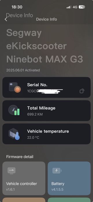 eKickscooter Ninebot MAX G3