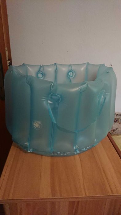 Piscina picioare gonflabil cu manere