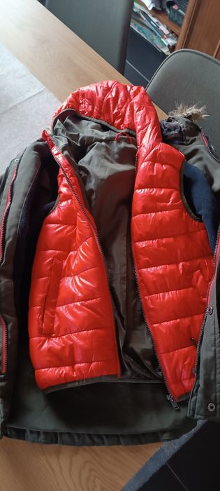 Зимно яке, за момчета до 134 см. 10-12 години, с включен елек. Brand: