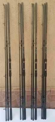 SET 4 Lansete 3,3m WIND BLADE Fino CARP EB-1 din 3 bucati 3,75LBS 50mm