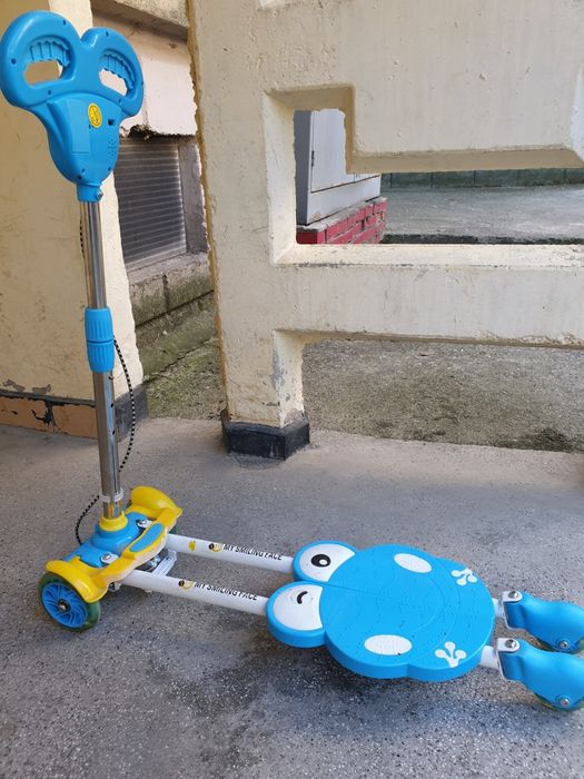 Детска тротинетка ножица с 4 колела