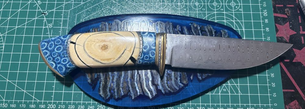 Нож Ръчна изработка Damasteel Sweden