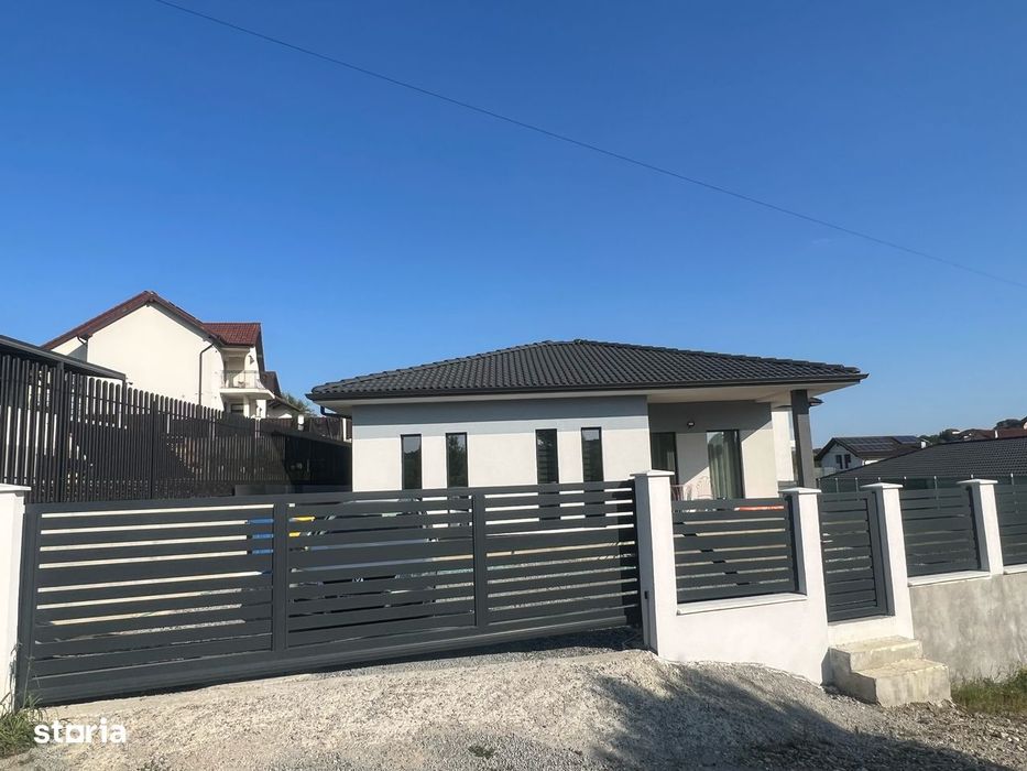 Casa nouă cu teren de 700 mp