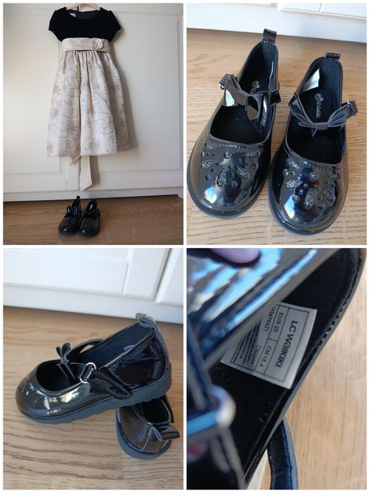 Официални рокли 2,3,4 г. и обувки н.25 26 27