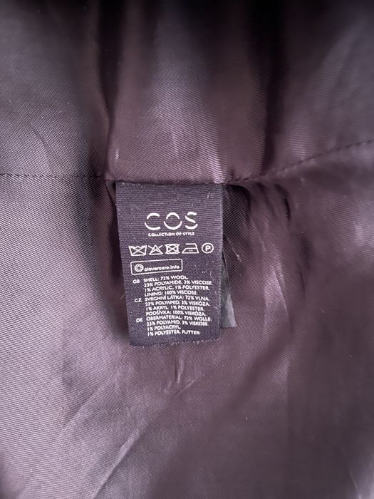 Пальто осеннее COS шерсть