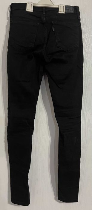 Дамски дънки черни LEVIS 710 SUPER SKINNY размер 26