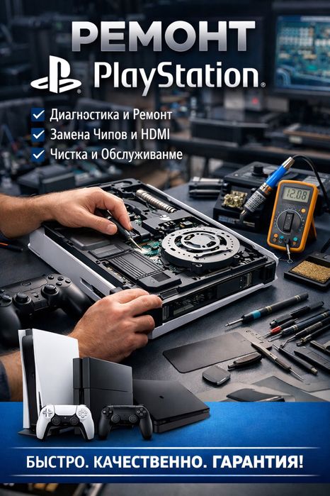 Ремонт Sony Playstation, геймпадов