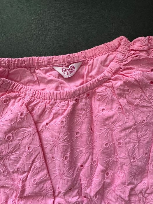 Rochița roz cu detalii fetiță