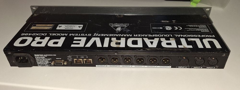 Dsp professional Behringer dcx2496