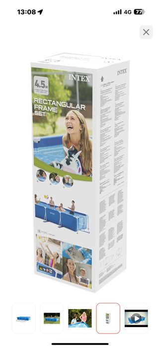 Бассейн каркасный Intex