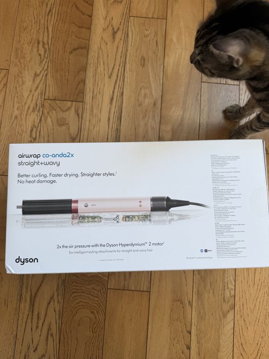 Dyson Airwrap Co-anda2x Straight+Wavy Nou Sigilat Ceramic Pink