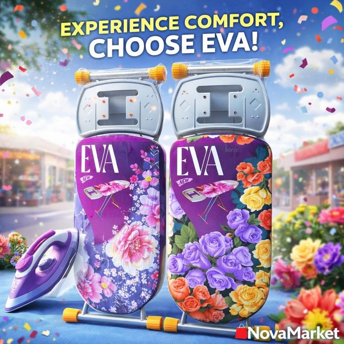 Гладильная доска EVA Premium 95×35 см с удлинителем