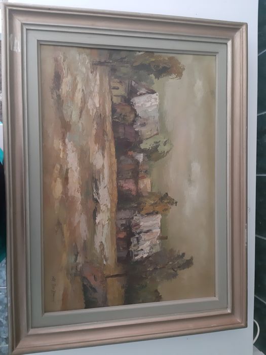 Pictura in ulei pe pânză