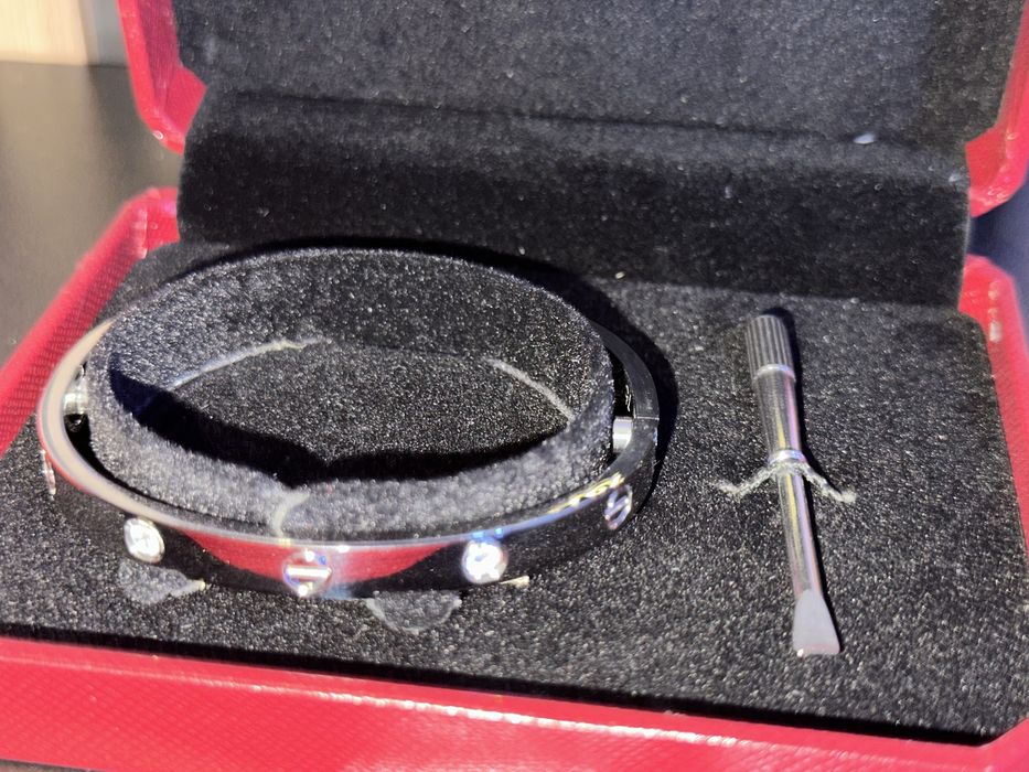 Нова Гривна Cartier LOVE Bracelet с пълен комплект аксесоари