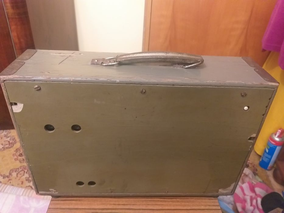 Radio cu lampi, de colectie, Wehrmacht