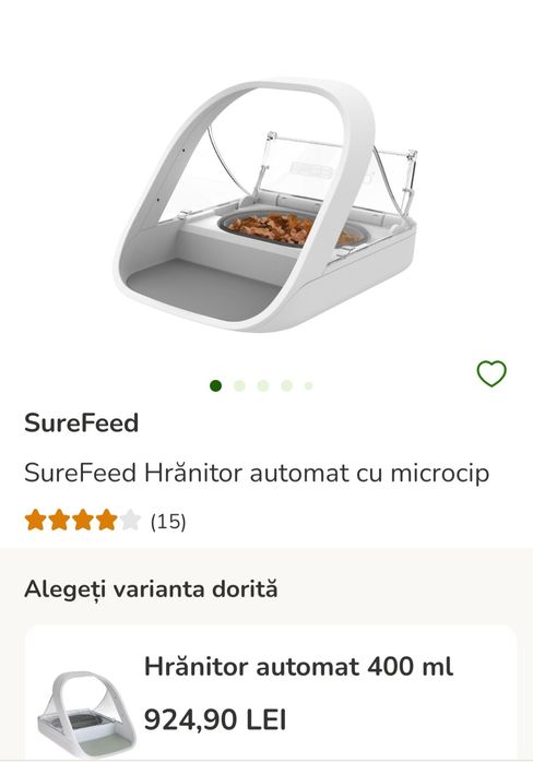Automat de hrană pisici