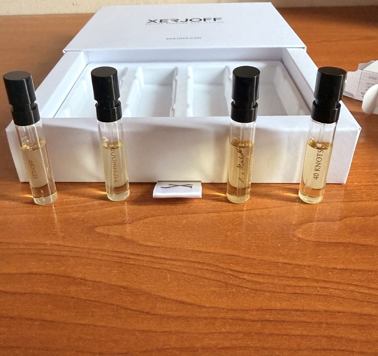 Set  Mostre Xerjoff 2ml :40 Knots, Richwood, Homme, Black Moonlight